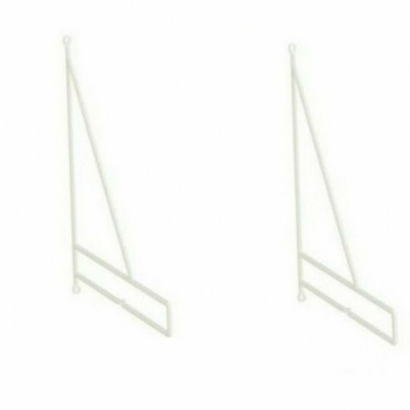 IKEA PERSHULT Bracket (2 pack) White 11 3/4 x 11 3/4" Wall Shelf 203.998.95 - Picture 1 of 4